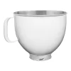 KitchenAid® KSM5SSB 5-qt. Tilt-Head Colorfast Finish Stainless Steel Stand Mixer Bowl -Home-Kitchen 4513851 White