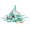 GreenPan Rio 16-pc. Ceramic Nonstick Cookware Set -Home-Kitchen 4540759 Turquoise