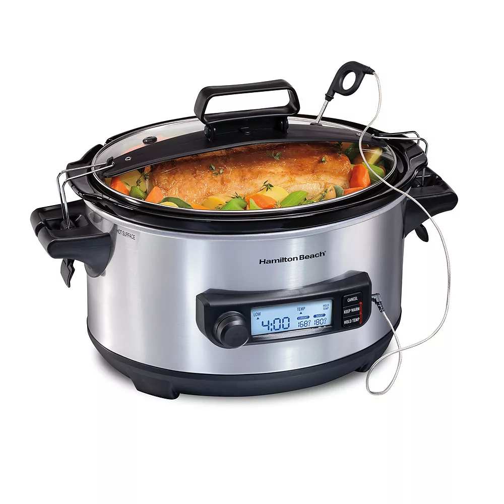 Hamilton Beach Temp Tracker 6-qt. Programmable Slow Cooker 4 Hamilton Beach Temp Tracker 6-qt. Programmable Slow Cooker - Image 2