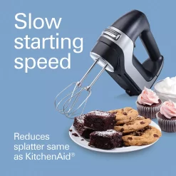 Hamilton Beach Professional 5-Speed Hand Mixer With Snap-on Case 12 Hamilton Beach Professional 5-Speed Hand Mixer With Snap-on Case -Home-Kitchen 4577326 ALT4