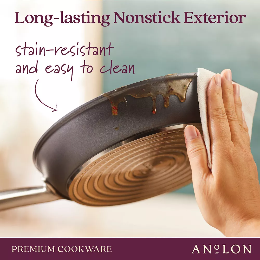 Anolon Accolade 8-in. Hard-Anodized Precision Forge Skillet 6 Anolon Accolade 8-in. Hard-Anodized Precision Forge Skillet - Image 4
