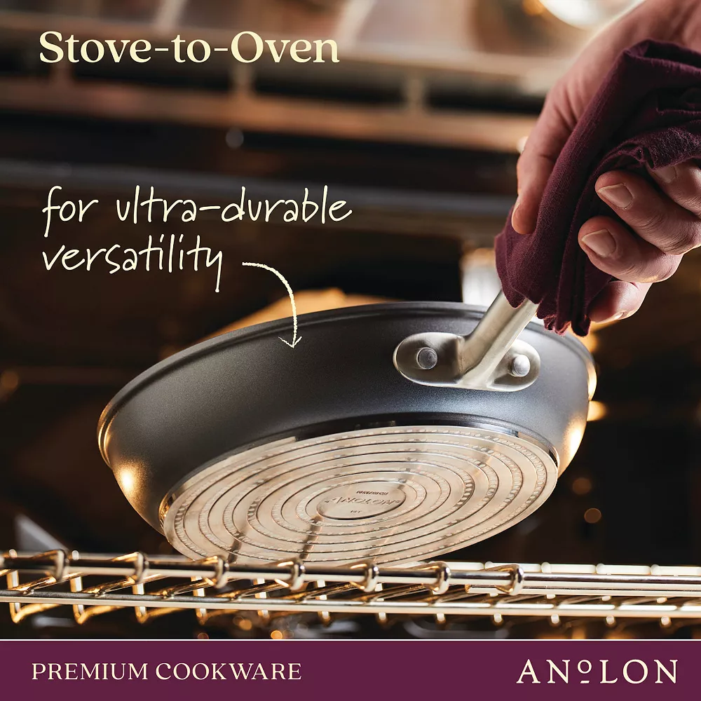 Anolon Accolade 8-in. Hard-Anodized Precision Forge Skillet 7 Anolon Accolade 8-in. Hard-Anodized Precision Forge Skillet - Image 5