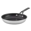KitchenAid® 5-Ply Clad 8.25-in. Stainless Steel Nonstick Frypan -Home-Kitchen 4618416