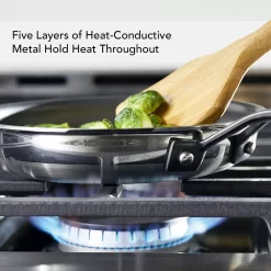 KitchenAid® 5-Ply Clad 8.25-in. Stainless Steel Nonstick Frypan -Home-Kitchen 4618416 ALT3