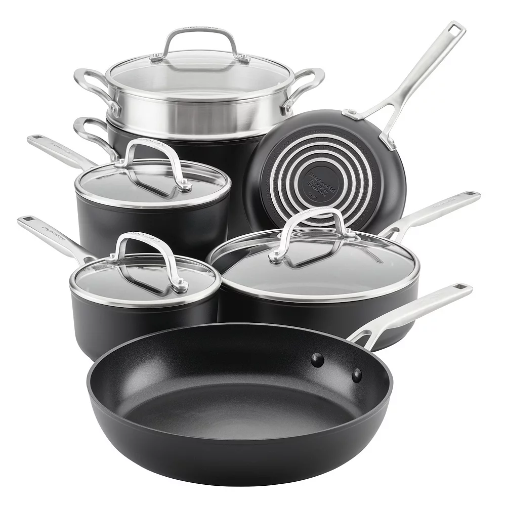 KitchenAid® Hard-Anodized Induction 11-pc. Nonstick Cookware Set 3 KitchenAid® Hard-Anodized Induction 11-pc. Nonstick Cookware Set