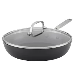 KitchenAid® Hard-Anodized Induction 12.25-in. Nonstick Frypan With Lid