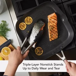 KitchenAid® Hard-Anodized Induction 11.25-in. Nonstick Square Grill Pan 11 KitchenAid® Hard-Anodized Induction 11.25-in. Nonstick Square Grill Pan -Home-Kitchen 4618428 ALT3