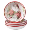 Certified International Christmas Story 4-pc. Soup Bowl Set