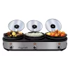 MegaChef 2.5-qt. Triple Slow Cooker & Buffet Server 2 MegaChef 2.5-qt. Triple Slow Cooker & Buffet Server -Home-Kitchen 4654559