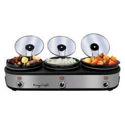 MegaChef 2.5-qt. Triple Slow Cooker & Buffet Server