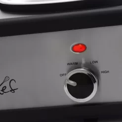 MegaChef 2.5-qt. Triple Slow Cooker & Buffet Server 12 MegaChef 2.5-qt. Triple Slow Cooker & Buffet Server -Home-Kitchen 4654559 ALT4