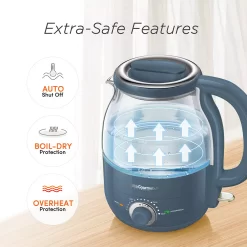 Elite 1.2-Liter Electric Glass Kettle 11 Elite 1.2-Liter Electric Glass Kettle -Home-Kitchen 4658183 ALT6