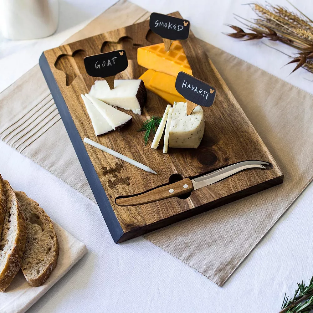 Disney's Mickey & Minnie Mouse Delio Acacia Cheese Cutting Board & Tools Set By Toscana 4 Disney's Mickey & Minnie Mouse Delio Acacia Cheese Cutting Board & Tools Set By Toscana - Image 2