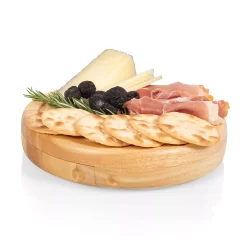 Picnic Time Los Angeles Angels Of Anaheim Brie Cheese Cutting Board & Tools Set -Home-Kitchen 4843932 ALT3