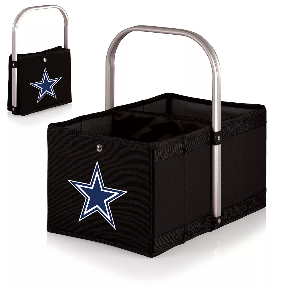 Picnic Time Dallas Cowboys Urban Basket Folding Picnic Basket 4 Picnic Time Dallas Cowboys Urban Basket Folding Picnic Basket - Image 2