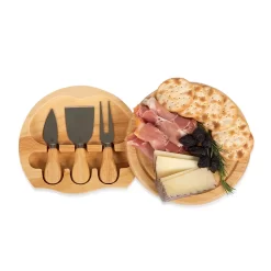 Picnic Time Mississippi State Bulldogs Brie Cheese Cutting Board & Tools Set -Home-Kitchen 4879278 ALT2