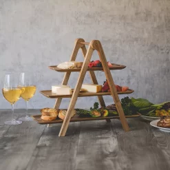 Picnic Time USC Trojans Tiered Ladder Serving Station -Home-Kitchen 4880037 ALT3