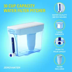 ZeroWater 30-Cup Ready-Pour Water Filtration Dispenser -Home-Kitchen 4939709 ALT4