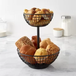 Food Network™ Wire 2-Tier Basket -Home-Kitchen 4941511 ALT