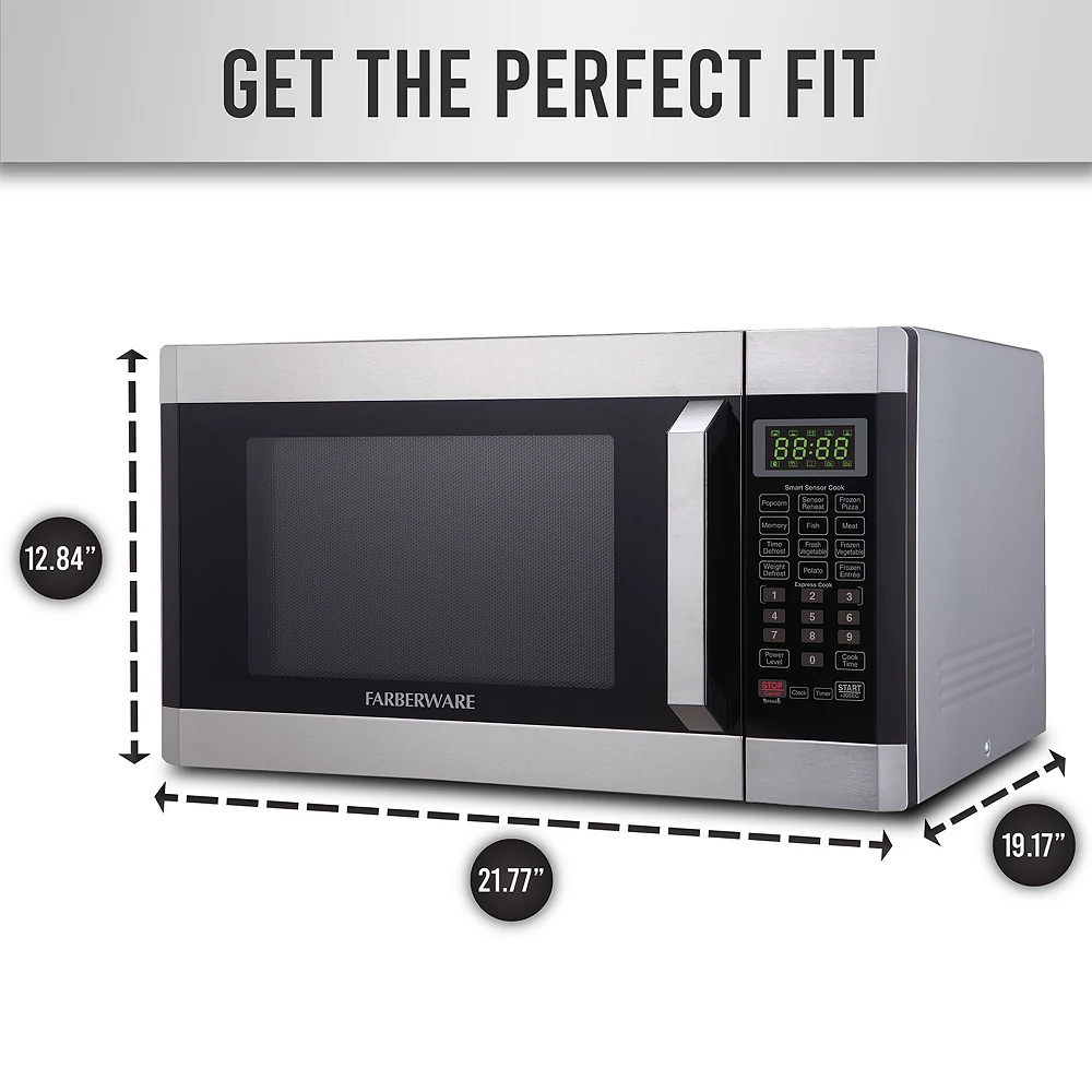 Farberware® 1100-Watt Microwave Oven With Smart Sensor Cooking 5 Farberware® 1100-Watt Microwave Oven With Smart Sensor Cooking - Image 3