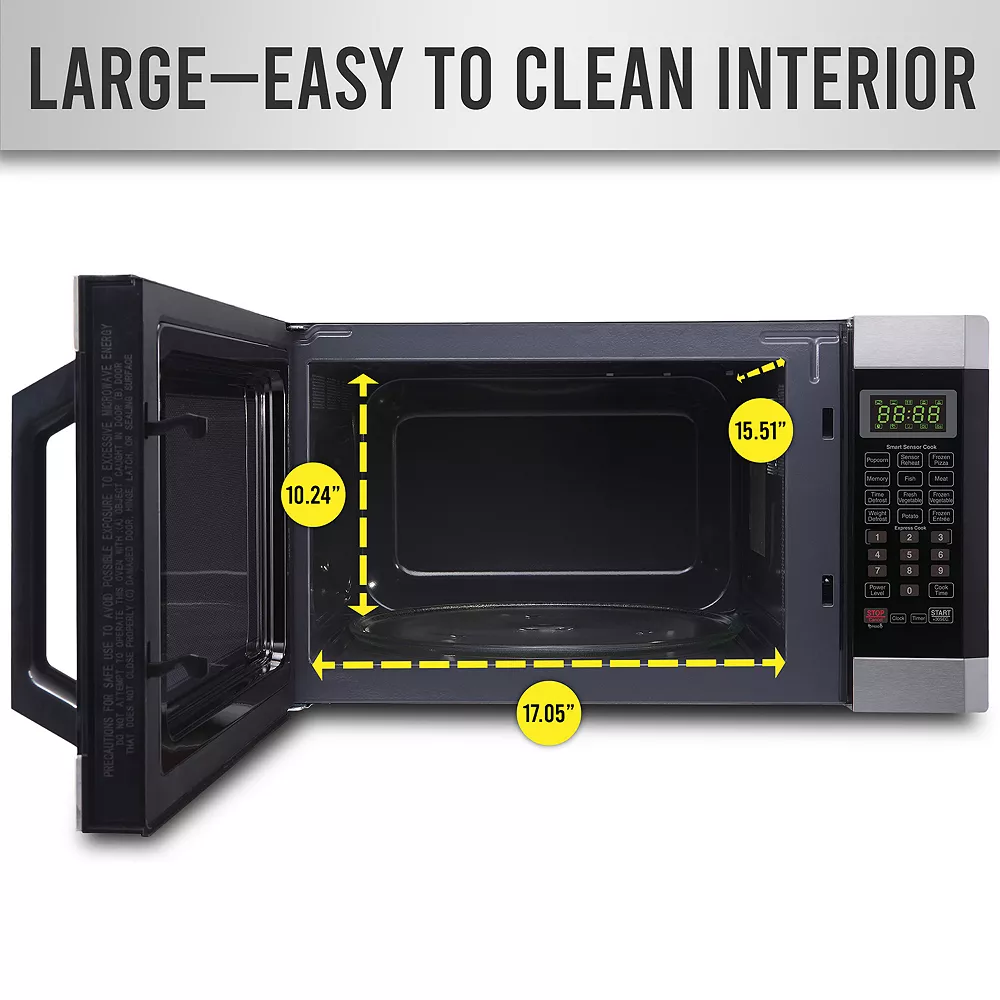 Farberware® 1100-Watt Microwave Oven With Smart Sensor Cooking 6 Farberware® 1100-Watt Microwave Oven With Smart Sensor Cooking - Image 4