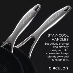 Circulon® SteelShield C-Series 2-pc. Tri-Ply Clad Nonstick Frypan Set 11 Circulon® SteelShield C-Series 2-pc. Tri-Ply Clad Nonstick Frypan Set -Home-Kitchen 4961242 ALT3