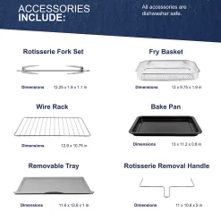 Elite Gourmet Programmable Air Fryer Oven 10 Elite Gourmet Programmable Air Fryer Oven -Home-Kitchen 4979204 ALT2