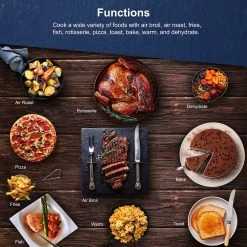 Elite Gourmet Programmable Air Fryer Oven 12 Elite Gourmet Programmable Air Fryer Oven -Home-Kitchen 4979204 ALT4