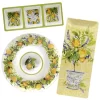 Certified International Lemon Zest 3-pc. Melamine Hostess Set -Home-Kitchen 4986696