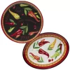 Certified International Red Hot 2-pc. Melamine Platter Set 2 Certified International Red Hot 2-pc. Melamine Platter Set -Home-Kitchen 4986718