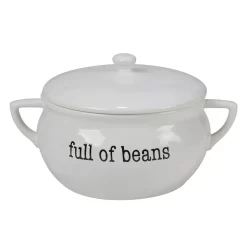 Certified International Just Words Bean Pot