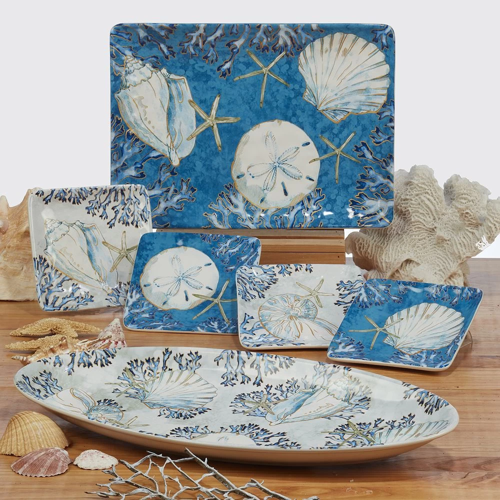 Certified International Playa Shells 16-pc. Dinnerware Set 4 Certified International Playa Shells 16-pc. Dinnerware Set - Image 2