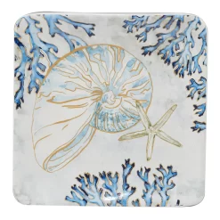 Certified International Playa Shells 4-pc. Canape Plate Set 9 Certified International Playa Shells 4-pc. Canape Plate Set -Home-Kitchen 4988035 ALT2