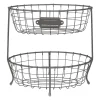 Spectrum Vintage Industrial Gray 2-Tier Server -Home-Kitchen 4991671