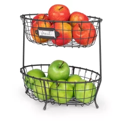 Spectrum Vintage Industrial Gray 2-Tier Server -Home-Kitchen 4991671 ALT4