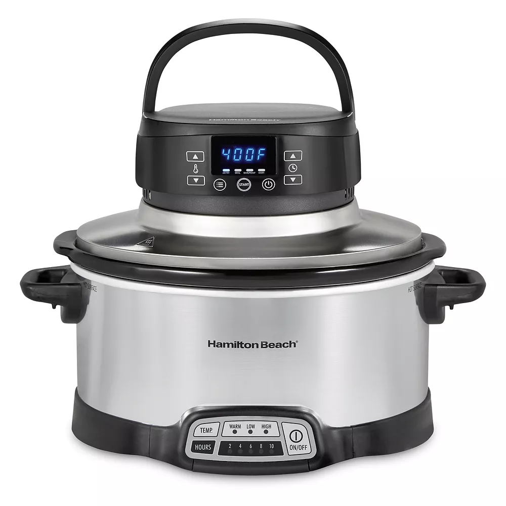 Hamilton Beach 2-in-1 6-qt. Air Fry Slow Cooker 3 Hamilton Beach 2-in-1 6-qt. Air Fry Slow Cooker
