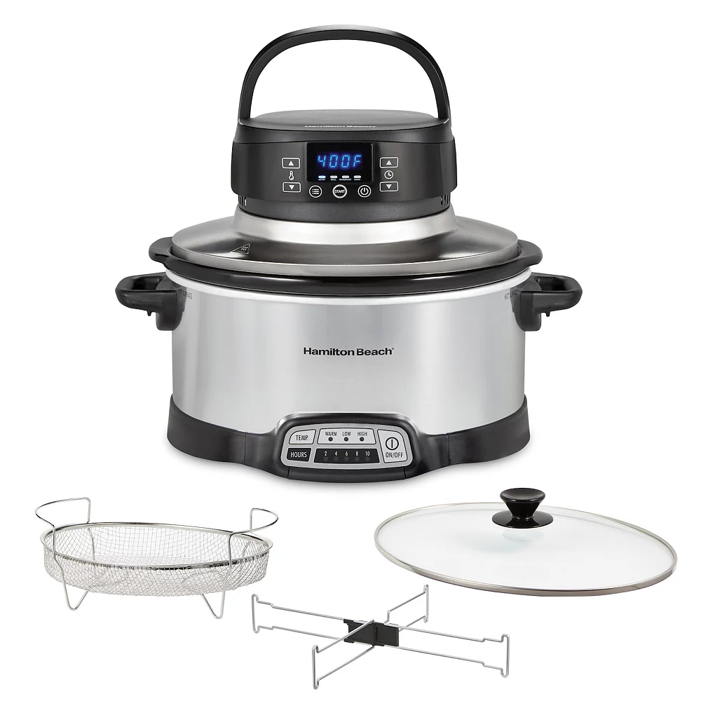 Hamilton Beach 2-in-1 6-qt. Air Fry Slow Cooker 4 Hamilton Beach 2-in-1 6-qt. Air Fry Slow Cooker - Image 2
