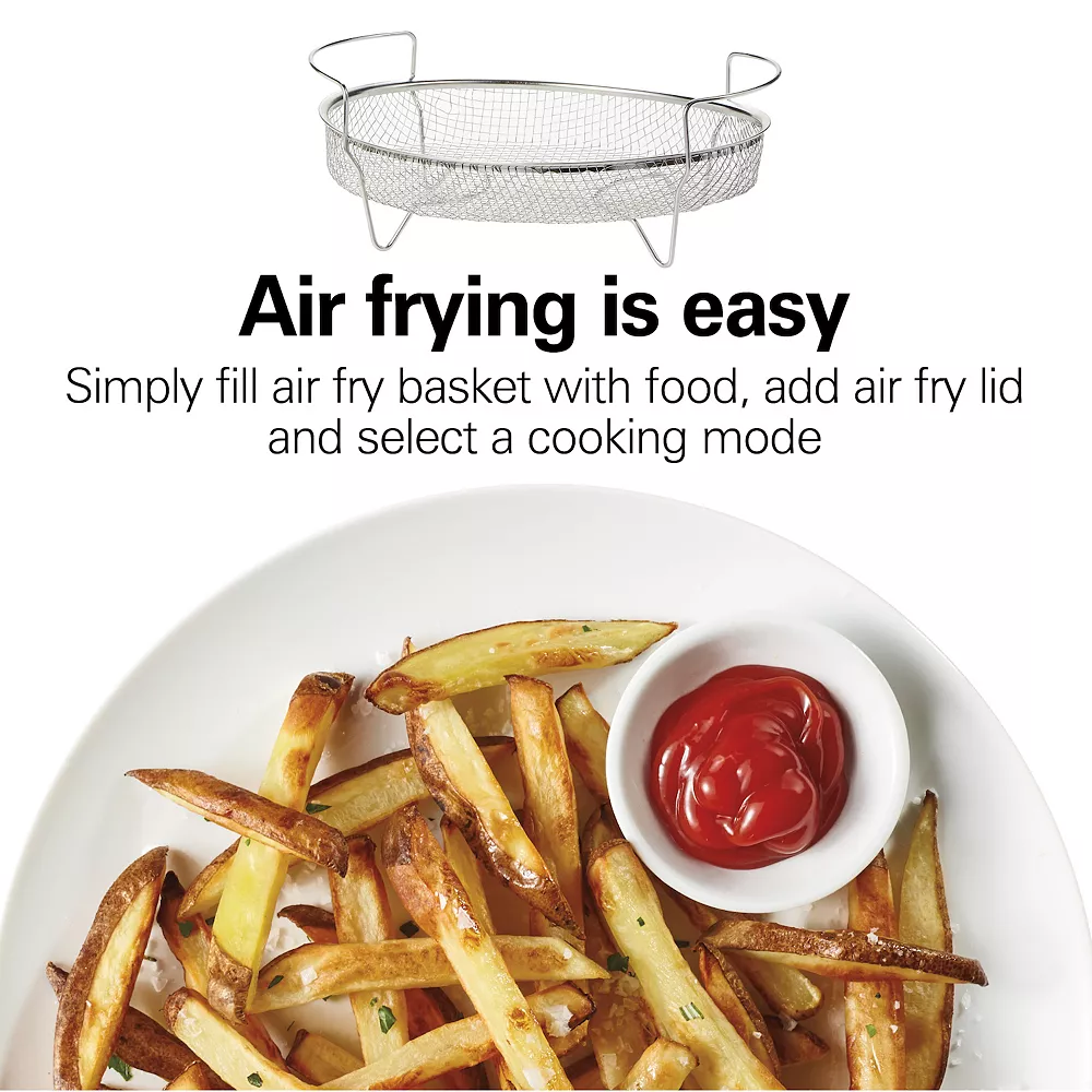 Hamilton Beach 2-in-1 6-qt. Air Fry Slow Cooker 8 Hamilton Beach 2-in-1 6-qt. Air Fry Slow Cooker - Image 6