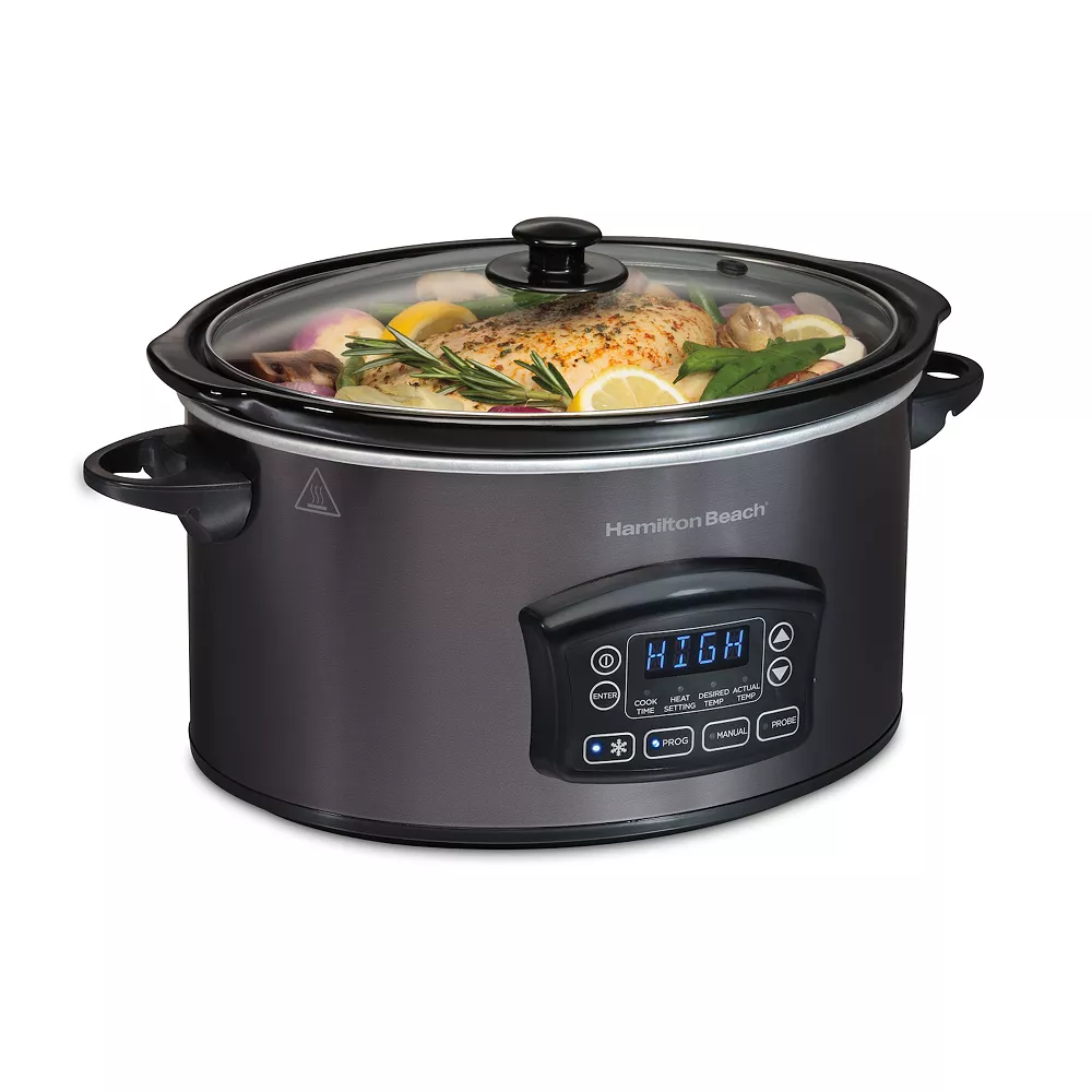 Hamilton Beach Programmable 6-qt. Defrost Slow Cooker 3 Hamilton Beach Programmable 6-qt. Defrost Slow Cooker