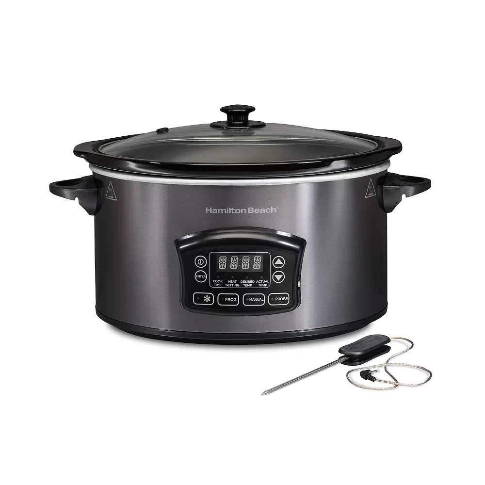 Hamilton Beach Programmable 6-qt. Defrost Slow Cooker 4 Hamilton Beach Programmable 6-qt. Defrost Slow Cooker - Image 2