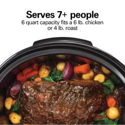 Hamilton Beach Programmable 6-qt. Defrost Slow Cooker 10 Hamilton Beach Programmable 6-qt. Defrost Slow Cooker -Home-Kitchen 5046612 ALT11