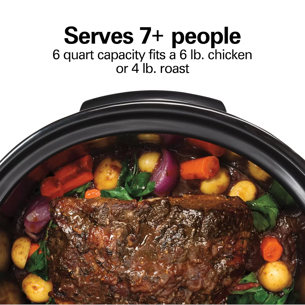 Hamilton Beach Programmable 6-qt. Defrost Slow Cooker 5 Hamilton Beach Programmable 6-qt. Defrost Slow Cooker - Image 3