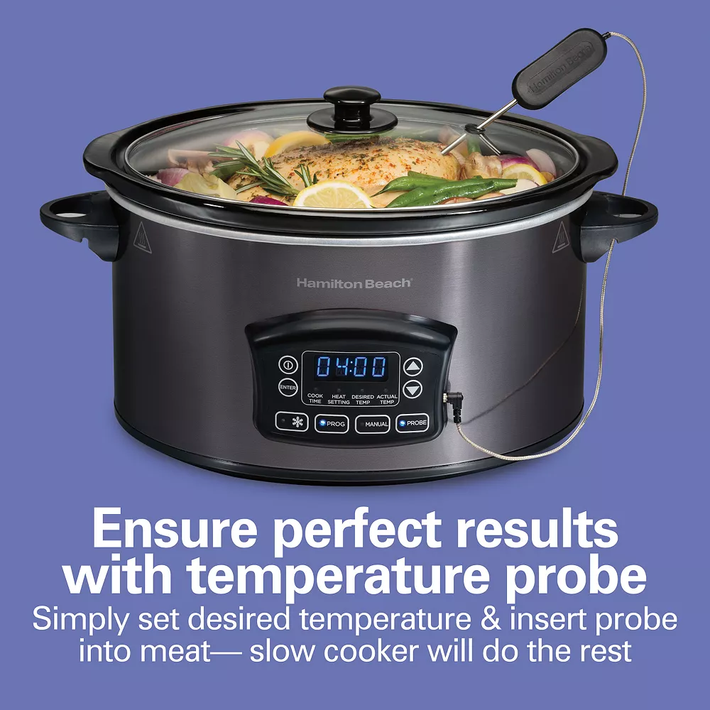 Hamilton Beach Programmable 6-qt. Defrost Slow Cooker 8 Hamilton Beach Programmable 6-qt. Defrost Slow Cooker - Image 6