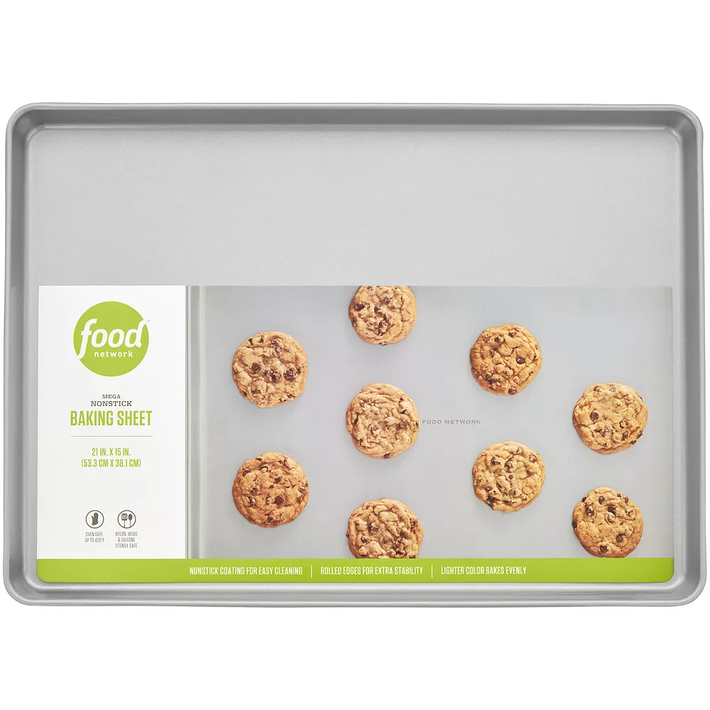 Food Network™ 15" X 21" Mega Nonstick Cookie Pan 4 Food Network™ 15" X 21" Mega Nonstick Cookie Pan - Image 2