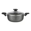 Brentwood BP-506 6 Quart Aluminum Granite Textured Non-Stick Dutch Oven, Black -Home-Kitchen 5088659