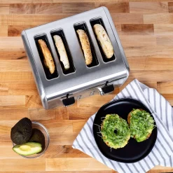 Kalorik 4-Slice Stainless Steel Toaster 10 Kalorik 4-Slice Stainless Steel Toaster -Home-Kitchen 5092653 ALT2
