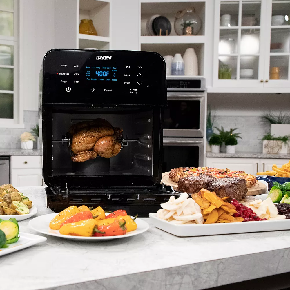 NuWave Brio 15.5-qt. Air Fryer Oven With Rotisserie As Seen On TV 6 NuWave Brio 15.5-qt. Air Fryer Oven With Rotisserie As Seen On TV - Image 4