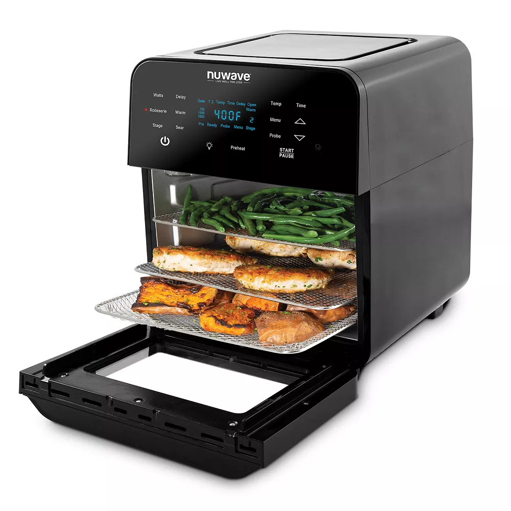 NuWave Brio 15.5-qt. Air Fryer Oven With Rotisserie As Seen On TV 7 NuWave Brio 15.5-qt. Air Fryer Oven With Rotisserie As Seen On TV - Image 5