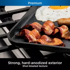Ninja Foodi NeverStick Premium Hard-Anodized 11-in. Square Griddle 12 Ninja Foodi NeverStick Premium Hard-Anodized 11-in. Square Griddle -Home-Kitchen 5116827 ALT5