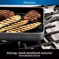 Ninja Foodi NeverStick Premium Hard-Anodized 11-in. Square Grill Pan -Home-Kitchen 5116830 ALT5